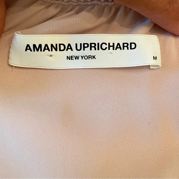 Amanda Uprichard Coretta Draped Sleeveless Dress - Picture 3 of 6